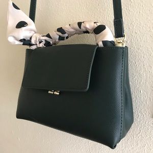 Zara Basic Collection Dark Green Shoulder Bag